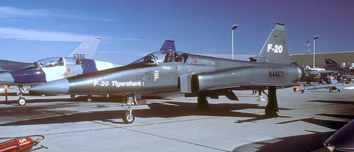 Northrop F-20 Tigershark 82-0064 at Edwards Air Force Base on October 27, 1984